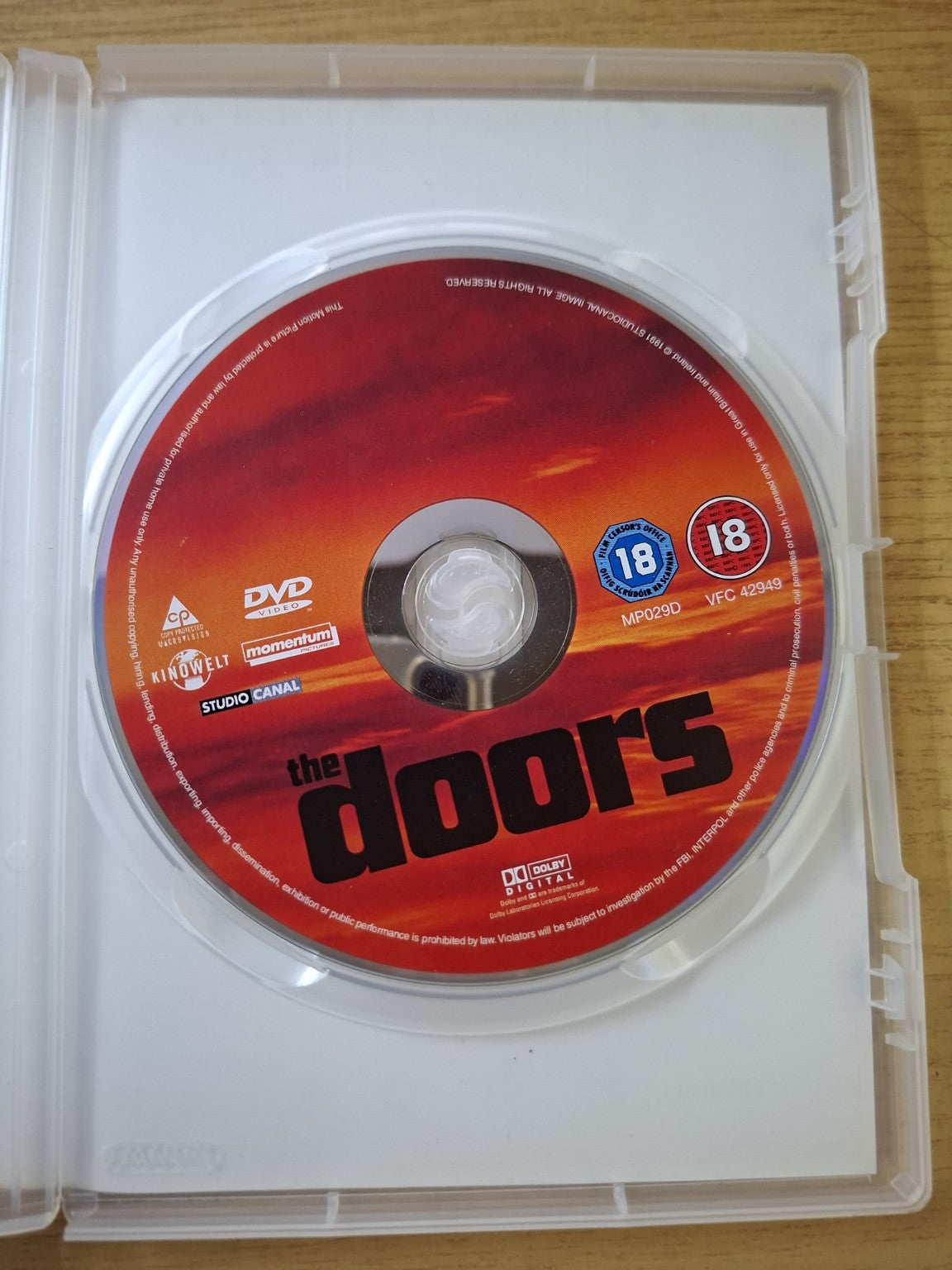 The Doors DVD (Second Hand)