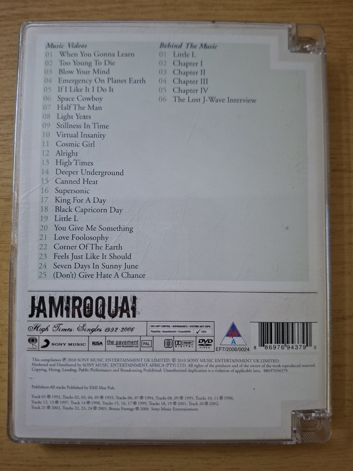 Jamiroquai – High Times: Singles 1992–2006 (Second Hand)